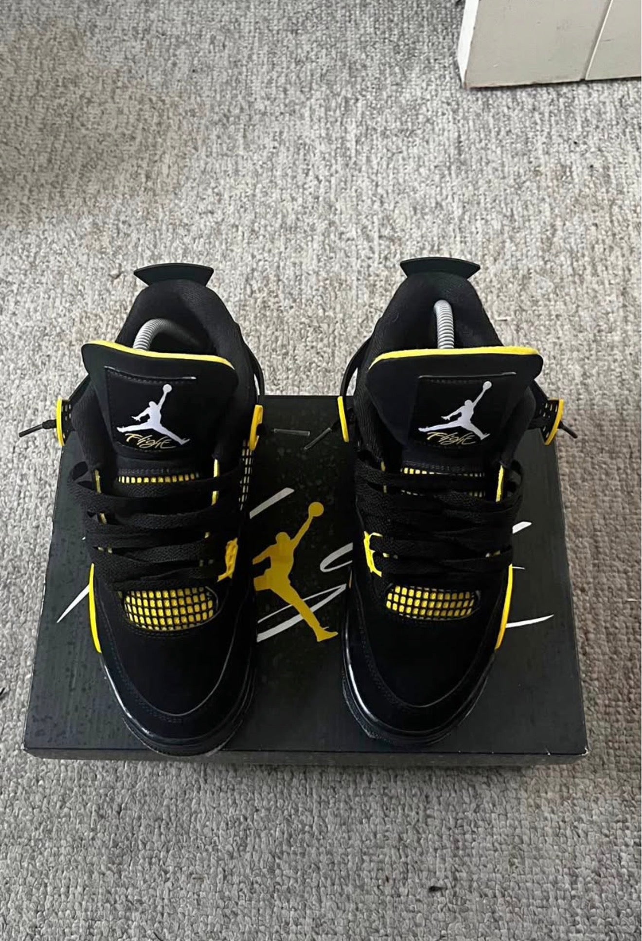 Retro 4 thunder yellow