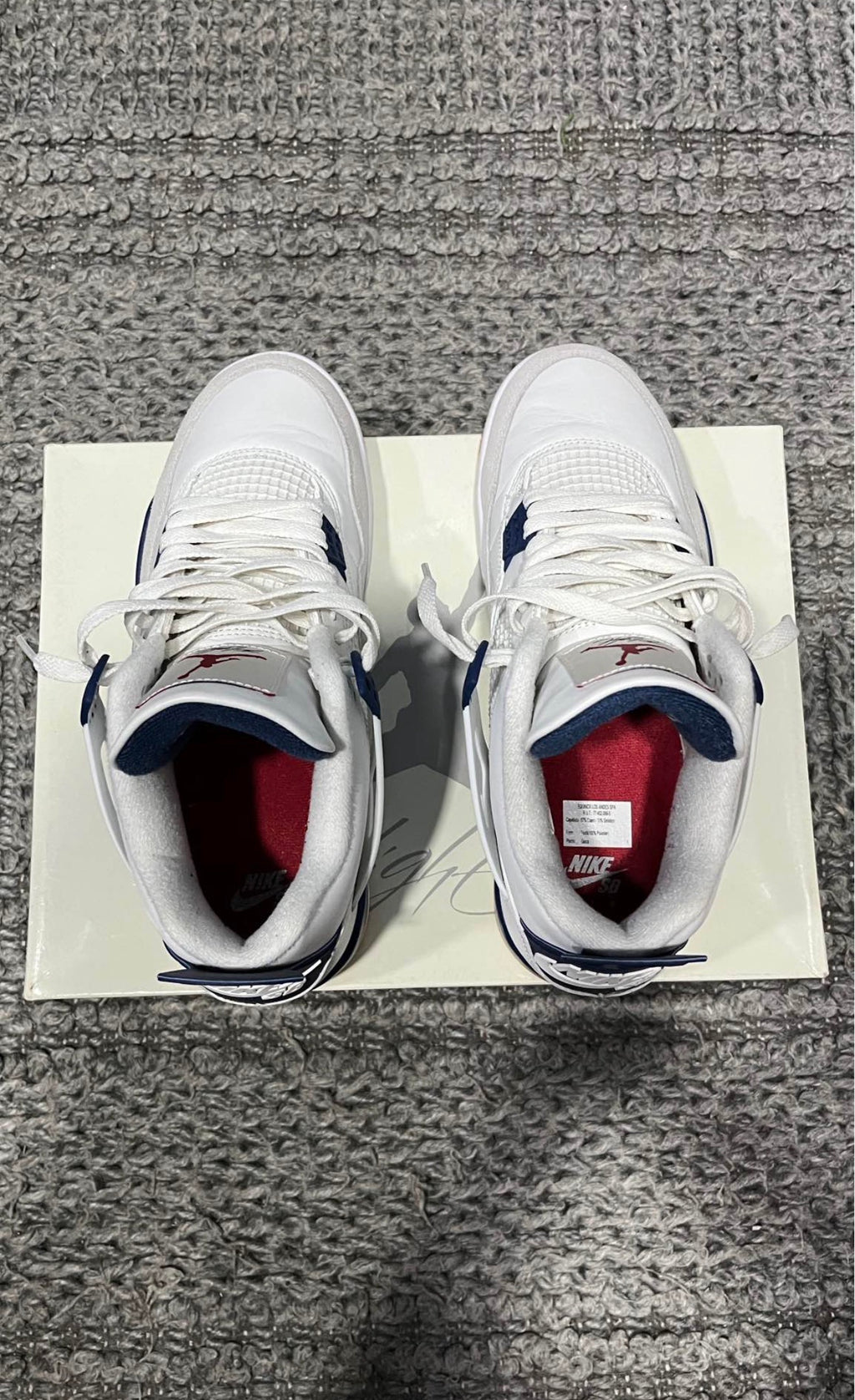 Retro 4 navy