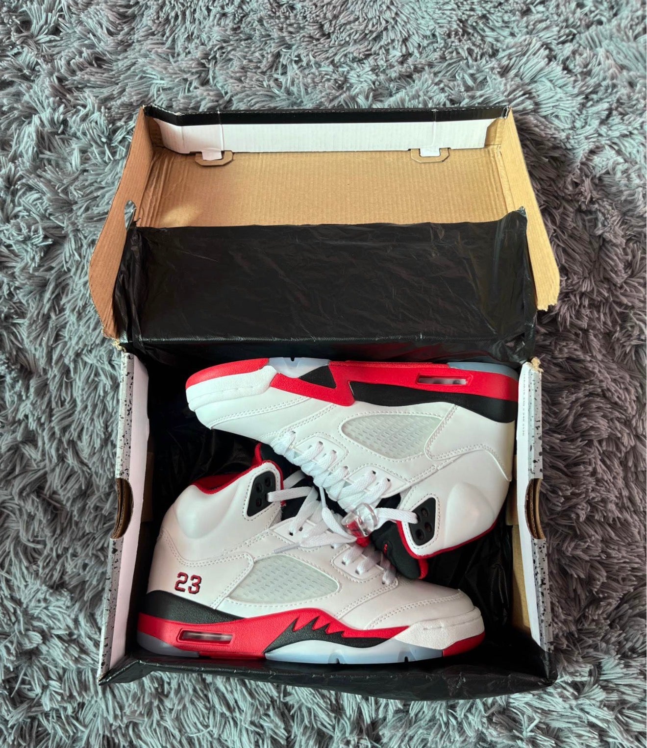 Retro 5 fire red