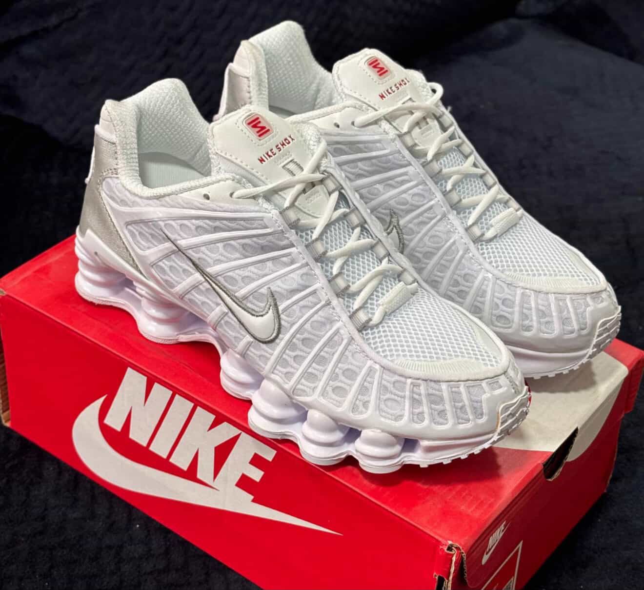 Nike shox blancas