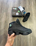 Retro 13 black cat